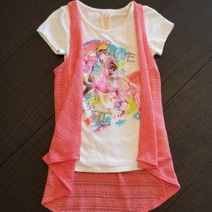 💗 Unicorn T-shirt with Vest